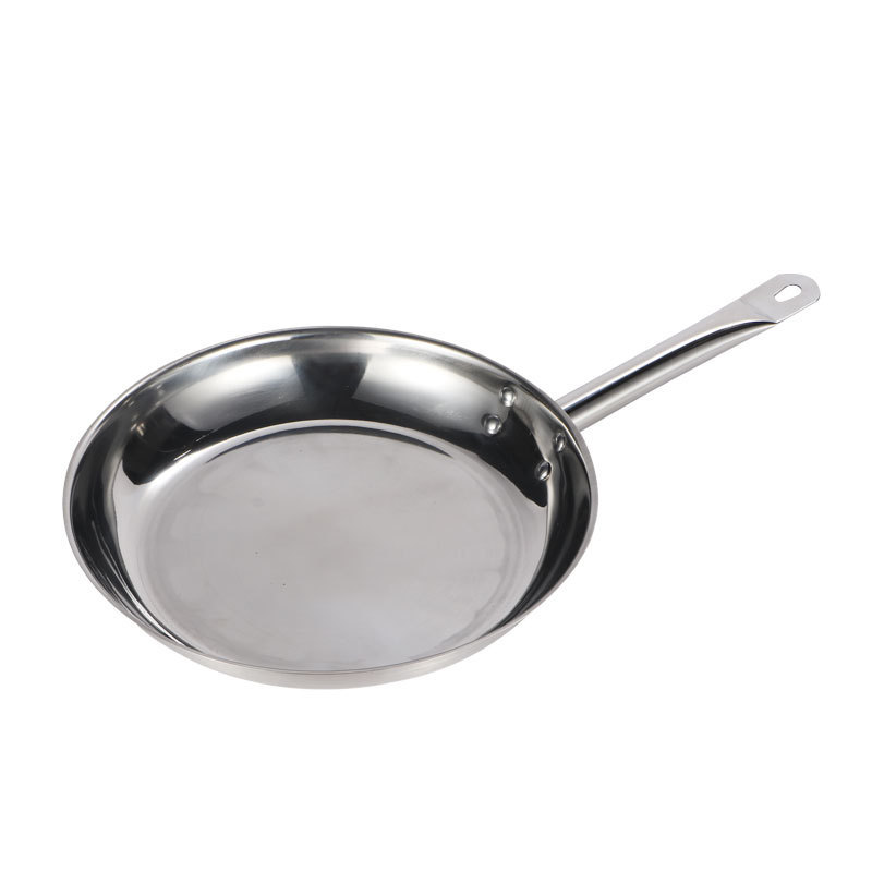 Restaurant Kitchen Stainless Steel Frying Pan