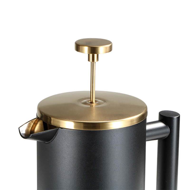 Coffee and Tea Maker Camping Travel French Press Double Wall Stainless French Press