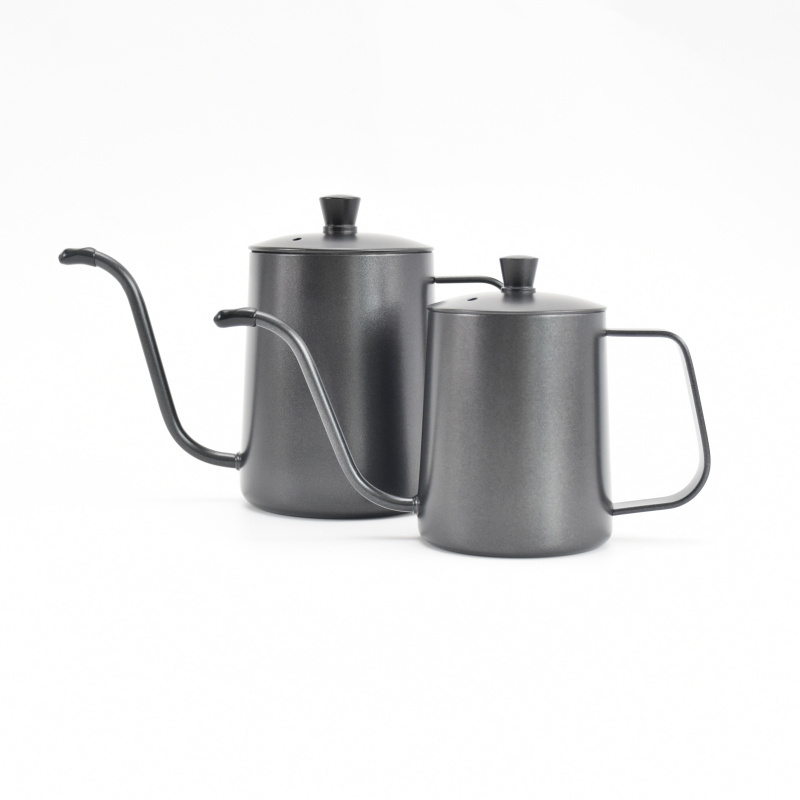 Manufacturer's direct sales of household tea pothand brewed coffee pots hanging ear pots stainless steel thin spouted pots