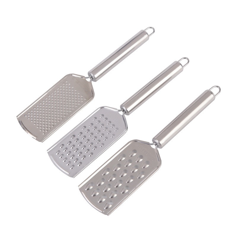 Professional Stainless Steel Kitchen Accessories Tool 3 in 1 Set Manual Vegetable Slicer Cutter Lemon Zester Cheese grater