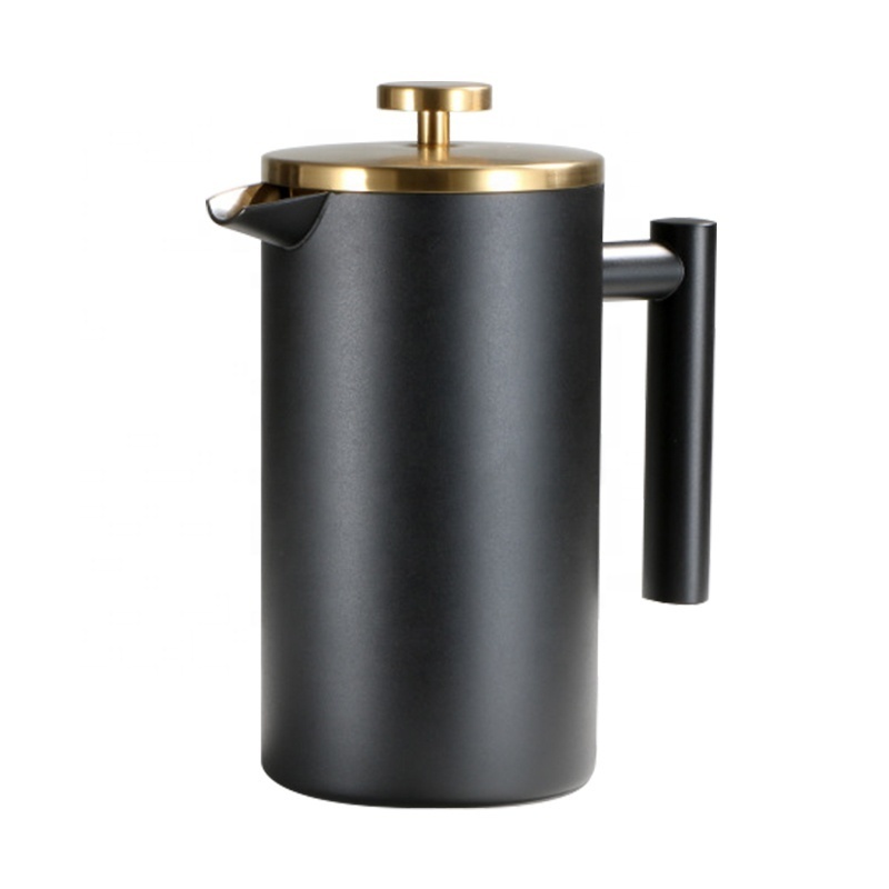 Coffee and Tea Maker Camping Travel French Press Double Wall Stainless French Press