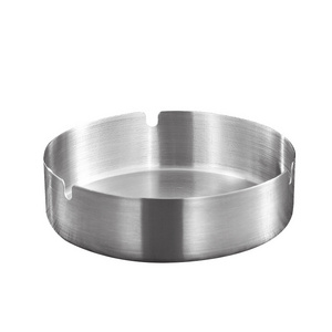 Smokeless Custom Logo Stainless Steel Stand Metal Customize Ashtray