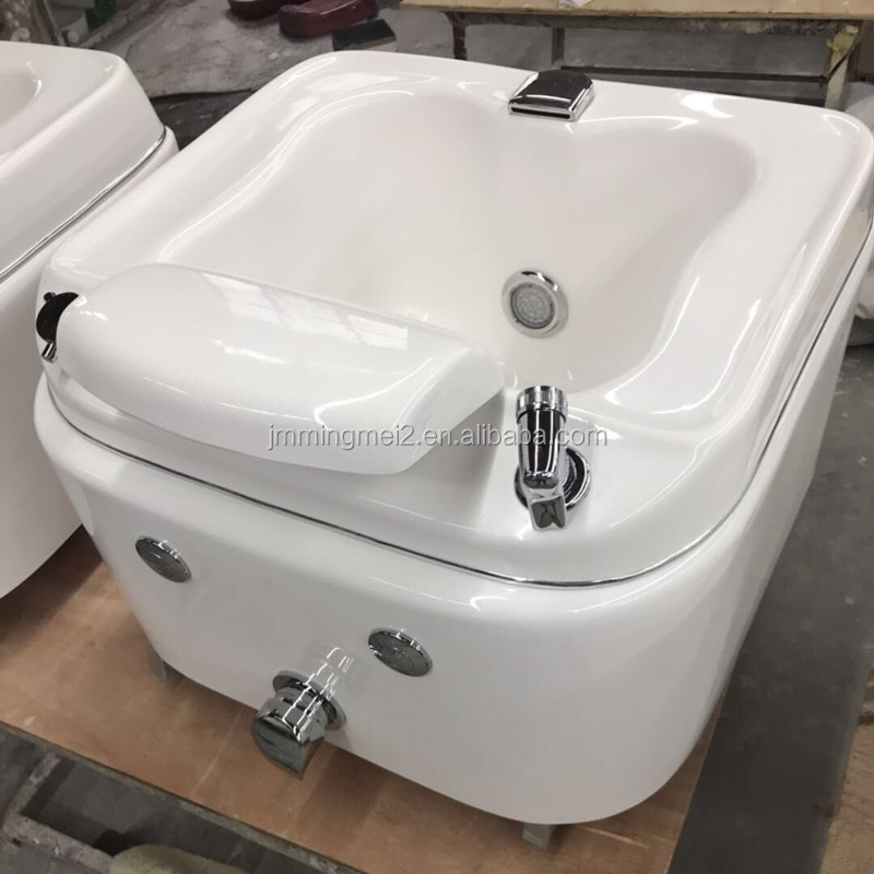 Nail salon Morden Foot Spa pedicure bowl/white Tub Pedicure bowl with wheels