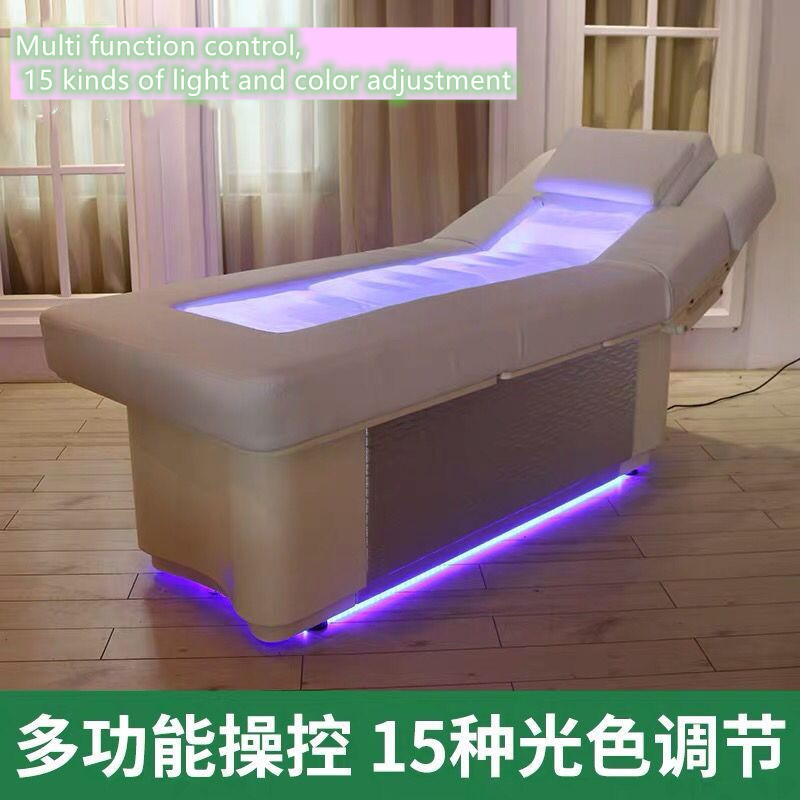 Multi-functional Electric hydro therapy water table /adjustable spa facial massage  table for sale