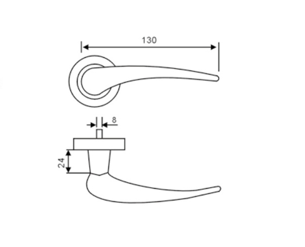 NAILI OEMODM Kunci poignet de porte hinge friction window stainless steel hydraulic locks Bearing Adhesive handle door handle