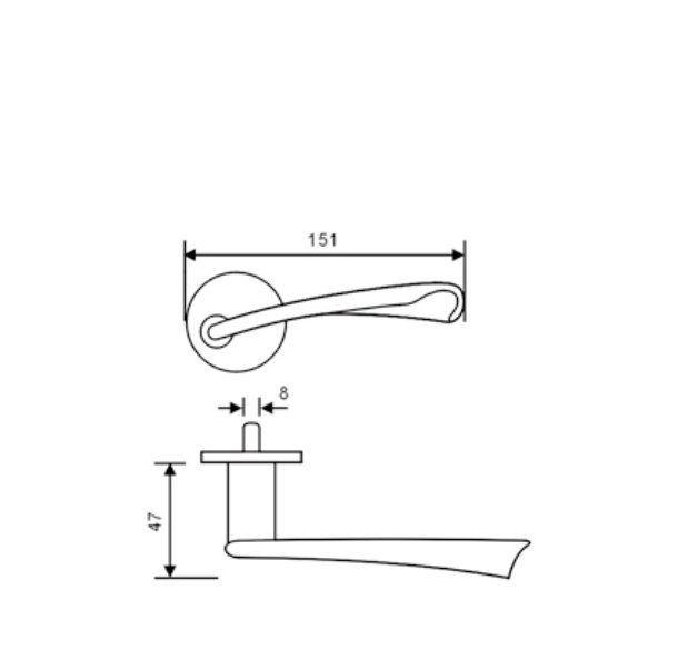 NAILI OEMODM Kunci gagang pintu poignier de porte door protection sleeve closer viewer knob holder interlock gate door handle