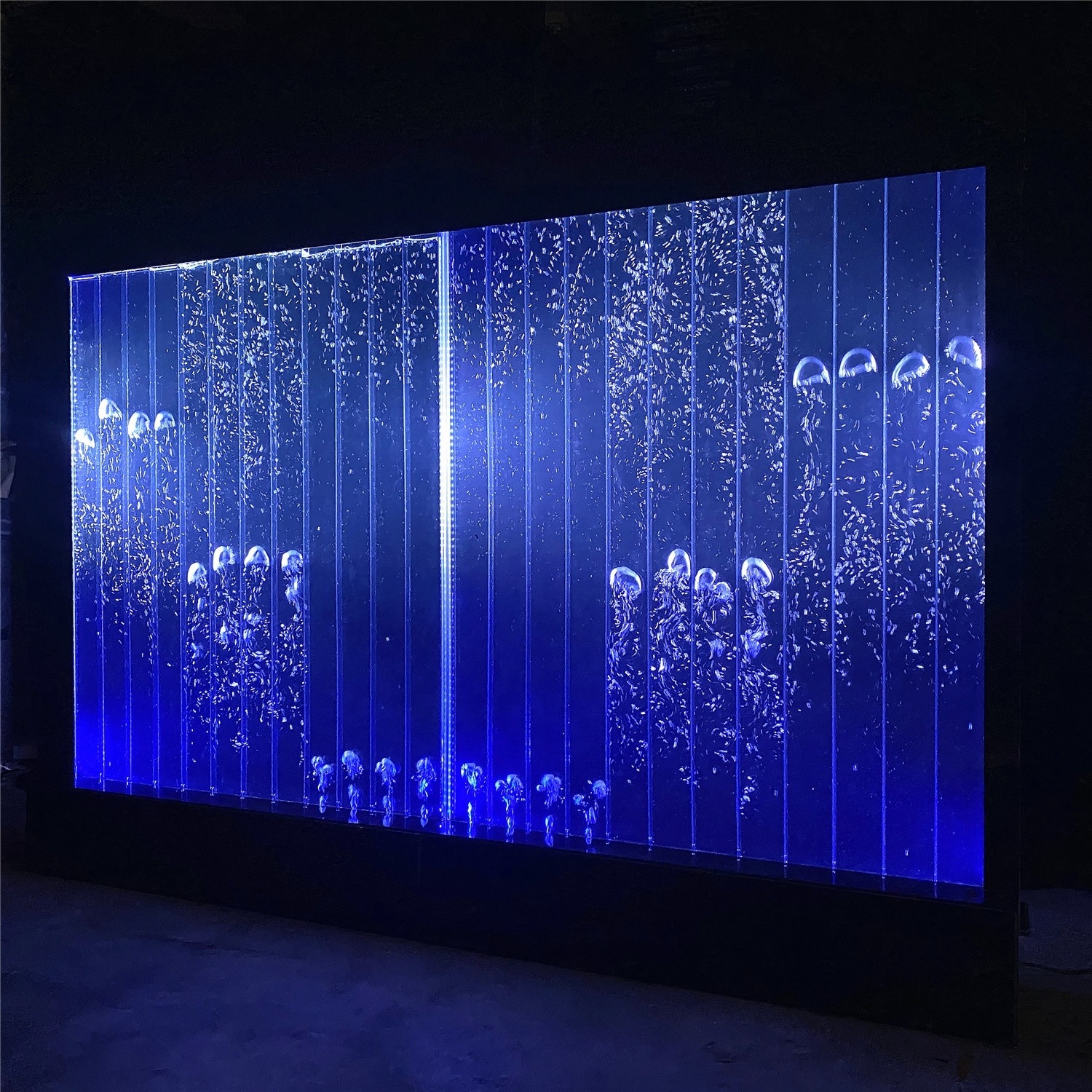 Wholesale water bubble curtain digital waterfall with led light screens and room dividers