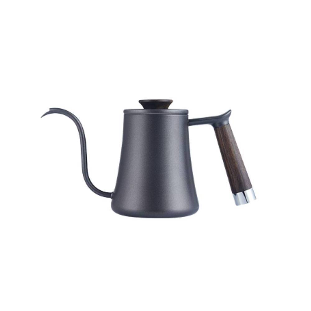 Black Long Narrow Spout Coffee Pot Stainless Steel Pour Over Drip Espresso Pot Gooseneck Tea Kettle