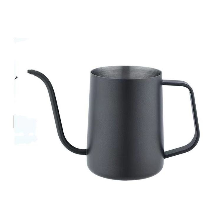 Long Narrow Spout Stainless Steel Drip Kettle 600ML Powder Coating Pink Coffee Pot Gooseneck Kettle