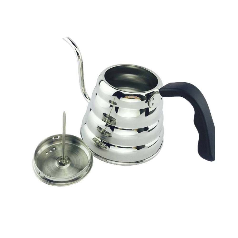 Pour Over Coffee Kettle with Thermometer for Exact Temperature stainless steel Gooseneck Hand Drip Pour Over coffee pot