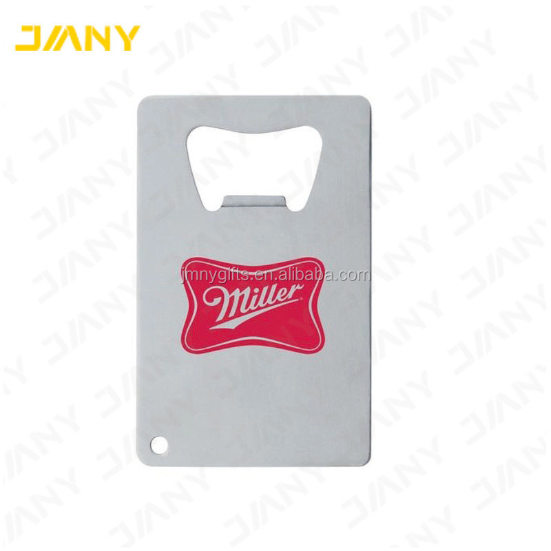 Custom Logo Stainless Steel Credit Card Bottle Openers for Your Wallet