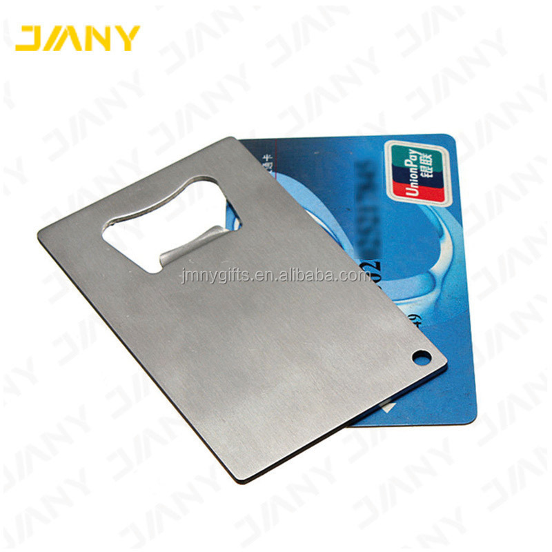 Custom Logo Stainless Steel Credit Card Bottle Openers for Your Wallet