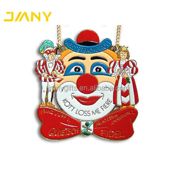 Custom Made Colorful Enamel Metal Carnival Fiesta Medal No Minimum Order