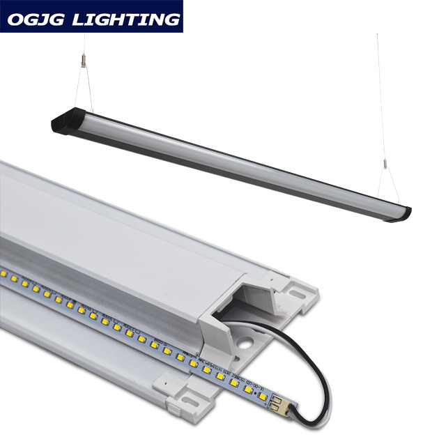 Top quality suspended lighting led tube light 0.6m 1.2m 1.5m wall mounted batten led linear light fixture