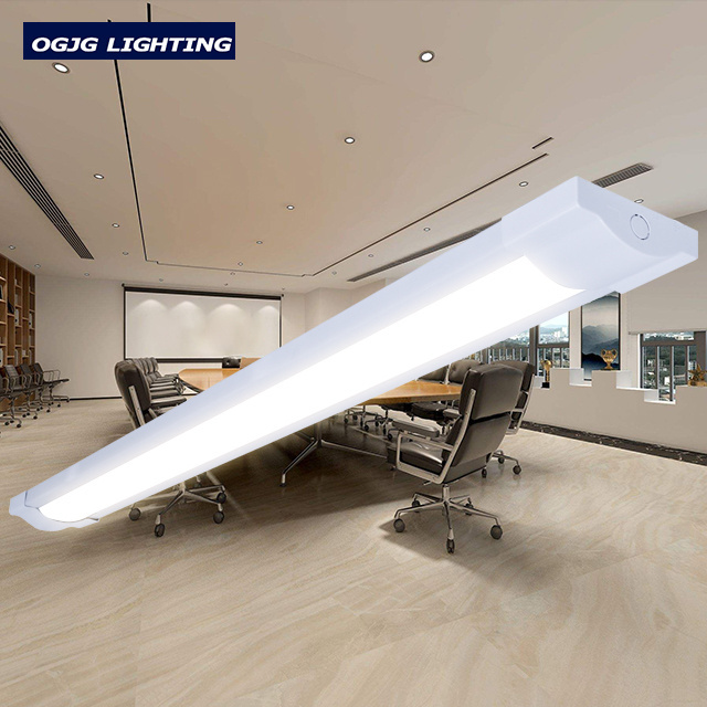 Indoor 2ft 4ft Low Profile Flush Mount Ceiling Dimmable LED Slim Linear Light LED Batten Light