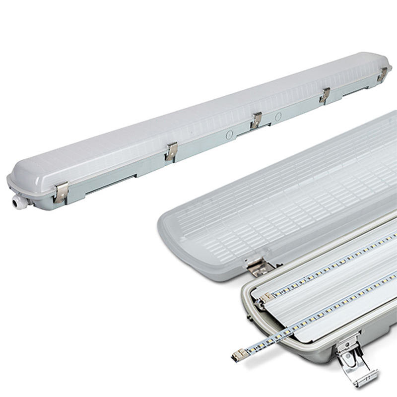 DLC ETL SAA linkable surface mounted tri proof led linear light motion sensor waterproof t8 tube led batten light