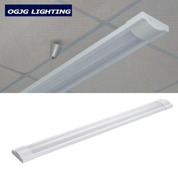 4ft 4000K corridor light thin hallway tube light pendant mounted aluminum linear LED batten light