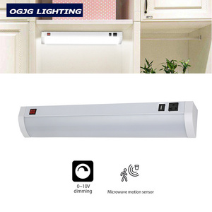 PC housing dimming led bed head wall mounted linear lights on/off switch kitchen lighting LED cabinet light