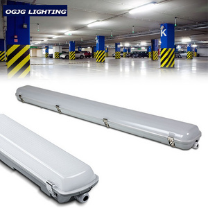 OGJG waterproof fluorescent tube lighting fixtures 120cm moisture proof led linear lamp ip66 parking lot T8 triproof light