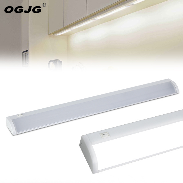 Aluminum housing Dimmable under Cabinet Lights Bar Cupboard Light with Switch Led Wardrobe Light for Kitchen Cabinet