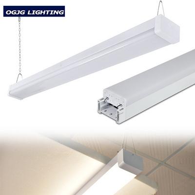 ETL DLC dimming stairwell ceiling led batten lighting indoor motion sensor corridor linear led light fixture