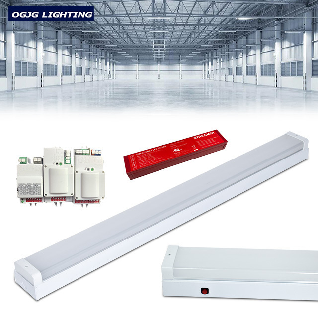 high quality subway emergency battery operated lighting IP40 60cm 120cm Stairwell led ceiling lamp