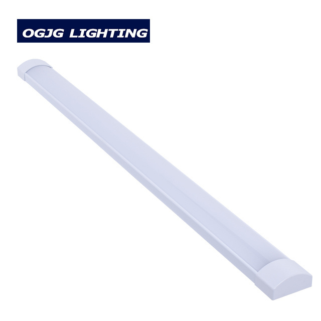 AC100-277V Supermarket Lighting 40W Flat Surface Mounted Slim Linear Lights 1.2m LED Batten Light Fixture