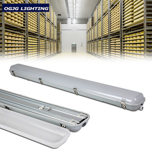 Etl SAA CE CB Listed super bright ip65 Barn hanging linear vapor tight fixture dali dimming warehouse triproof led batten light