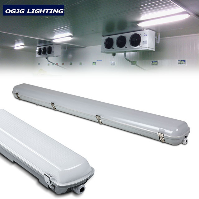 Etl SAA CE CB Listed super bright ip65 Barn hanging linear vapor tight fixture dali dimming warehouse triproof led batten light