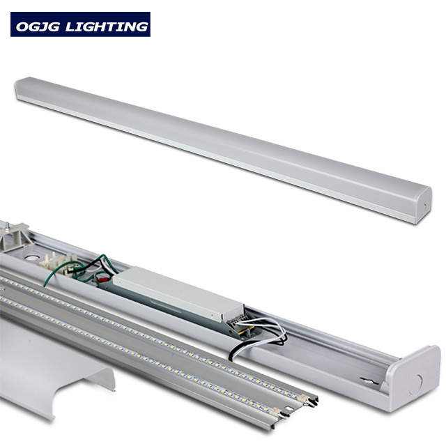 CE CB SAA 1200mm 1500mm dimming tube light 40w emergency battery backup linear LED batten light