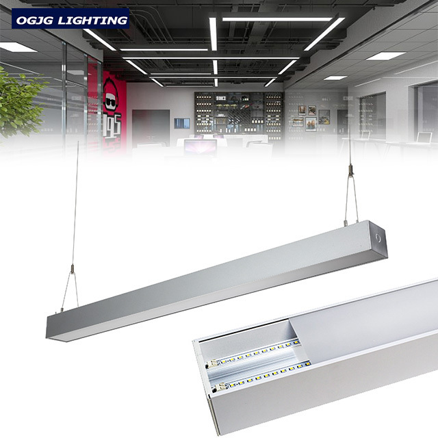 CCT tunable Linkable Up and Down light ETL CE SAA Approved 40W 1.2m 4 ft Led Linear pendant lighting fixture