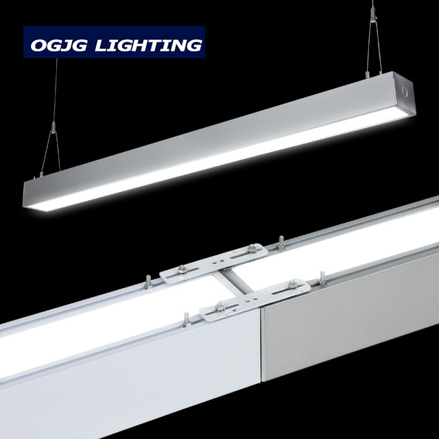 CCT tunable Linkable Up and Down light ETL CE SAA Approved 40W 1.2m 4 ft Led Linear pendant lighting fixture