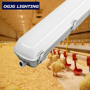 OGJG 4ft 1.2 m LED T8 Tube Lights IP66 Waterproof Chicken Farm Use LED Poultry Light