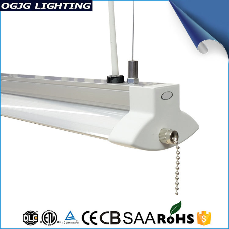 Pull chain switch linear lights supermarket pendant light fixture 0-10v dimmable led tube light