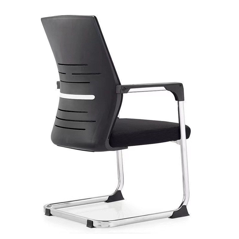 Low Price Factory Wholesale Home Furniture Mesh Office Chair Without Wheels Conference Chairs Office Staff Chair