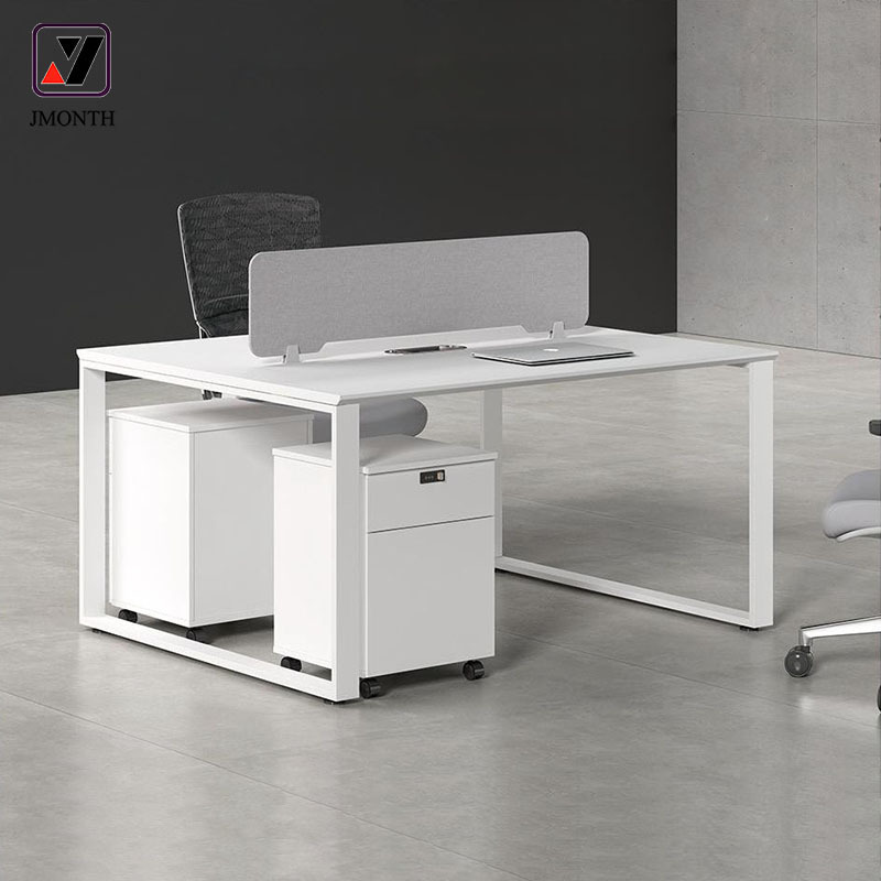 Professional Manufacture Cubicle Modular Modern Wood Office Desk With Cabinet