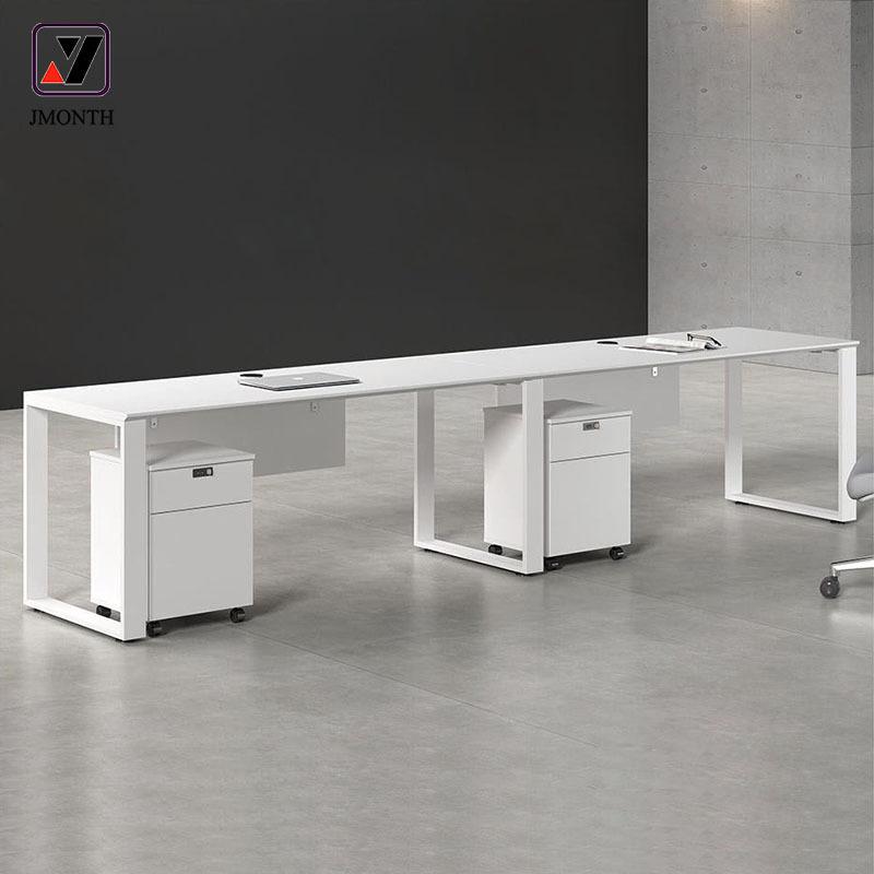 Professional Manufacture Cubicle Modular Modern Wood Office Desk With Cabinet