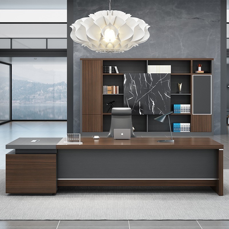 Modern Boss Table L Shape Director Table Office Furniture Executive Desk