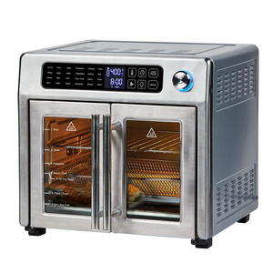 Lagasse 26 QT Extra Large Air Fryer, Convection Toaster Oven with French Doors, Stainless Steel