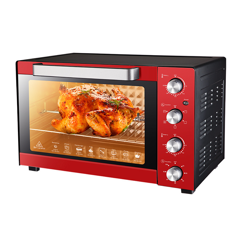 Certification CE/GS Metal Oven Double Glass Door Big Large Factory Electric Oven Household Kitchen Toaster Electric Oven