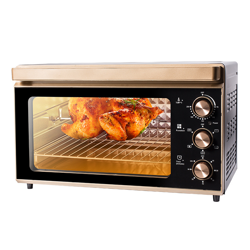 Wholesale High Quality 45L Elegant Strong Full Door Design Electric Kitchen Oven Appliances Toaster Oven Bakery Baking Oven