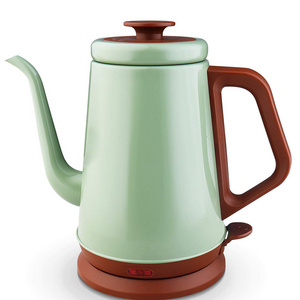 Gooseneck Electric Kettle(1.0L), 100% Stainless Steel BPA Free Classic Pour Over Coffee Kettle | Tea Kettle - Green