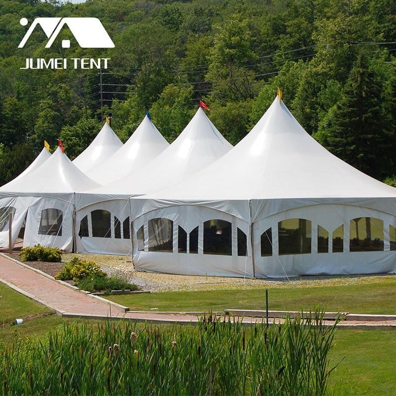 Customized White Outdoor Event Transparent Pagoda Party Tent 5x5