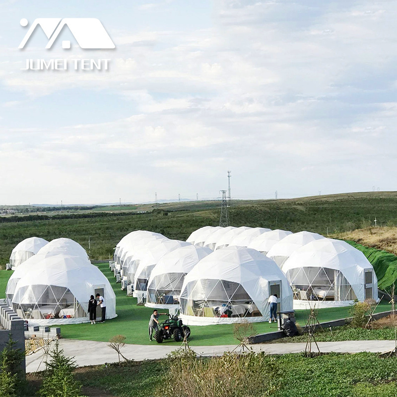 Outdoor dome glamping tent Plastic Camping Tent Dome