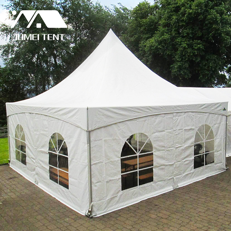 Customized White Outdoor Event Transparent Pagoda Party Tent 5x5