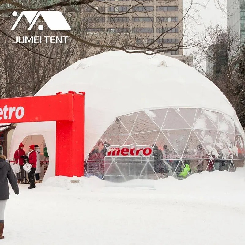 Winter Heat Igloo Geodeic Dome Party Tent