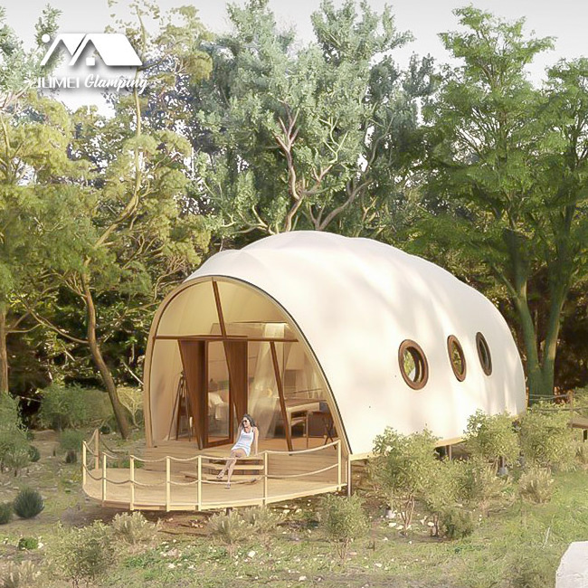 Pupa Glamping Pod travel holiday camping luxury tent and  outdoor glamping camping tent hot sale