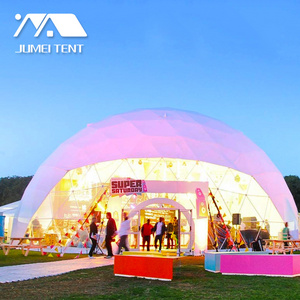 Guangzhou Yurt Luxury Round Concert 30M Tent Geodesic Dome Carpas Clear Wedding Party Marquee