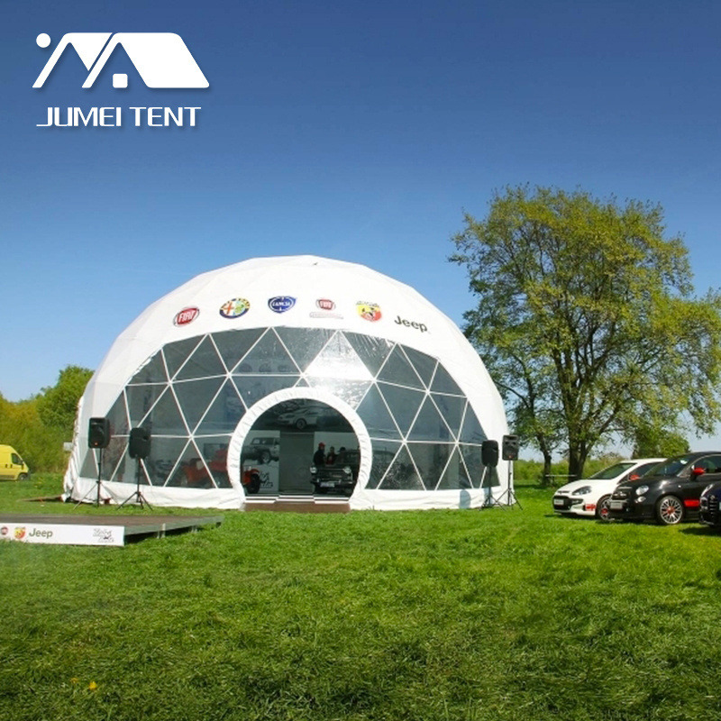 Big Geodesic Glass Dome Tent For Event glamping restaurant igloo dome tent for event