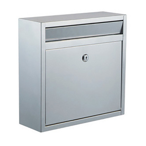 White stainless steel Waterproof Outdoor Wall Mounted Mail Box Letter Newspaper Post Box